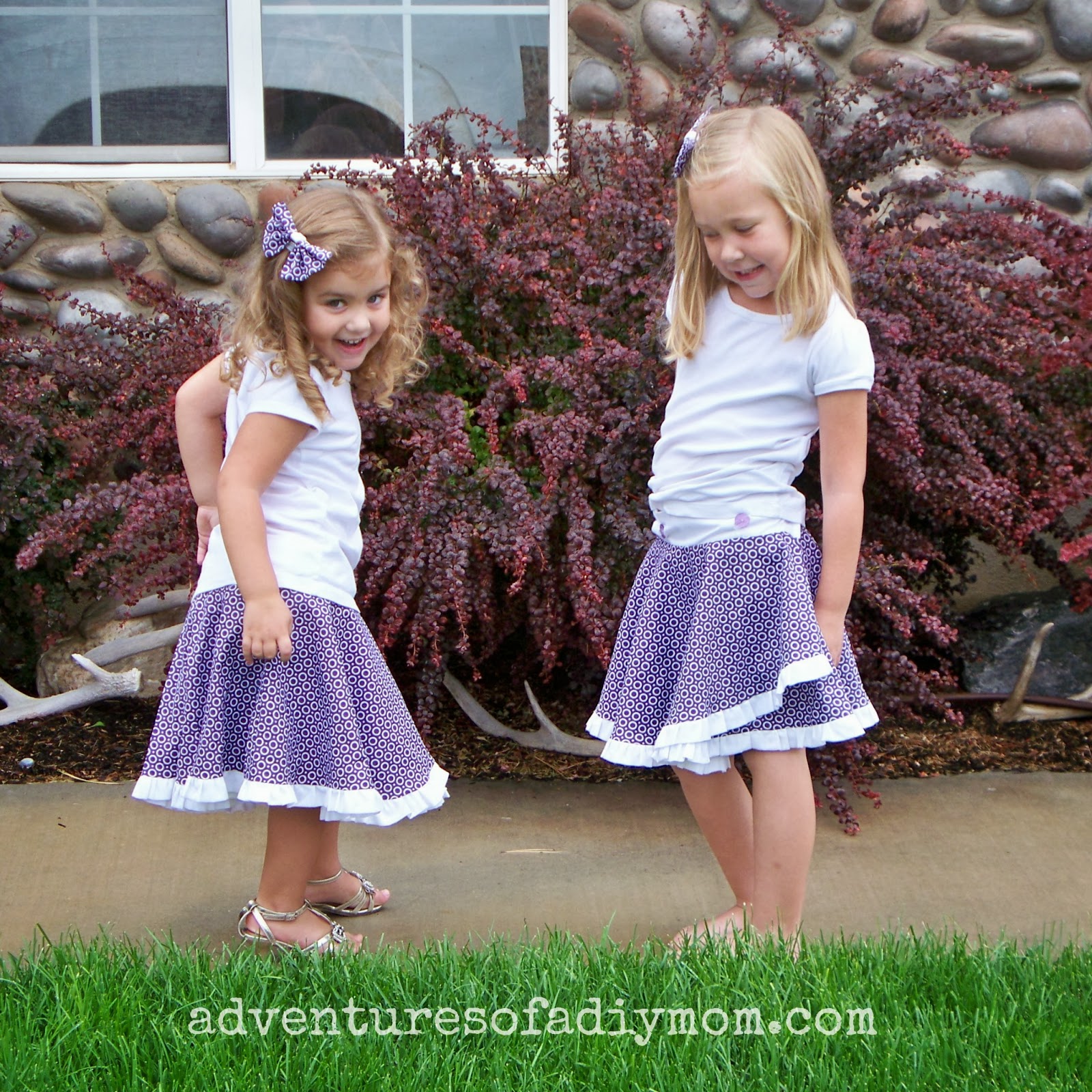 How to Make a Circle Wrap Around Ruffle Skirt Adventures of a